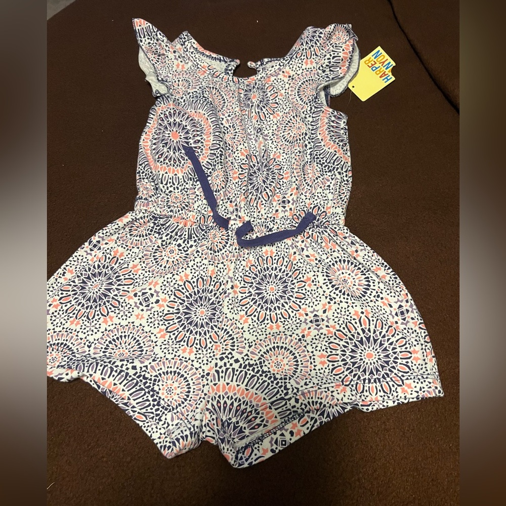 Floral Patterned Kids Romper 
Size 3